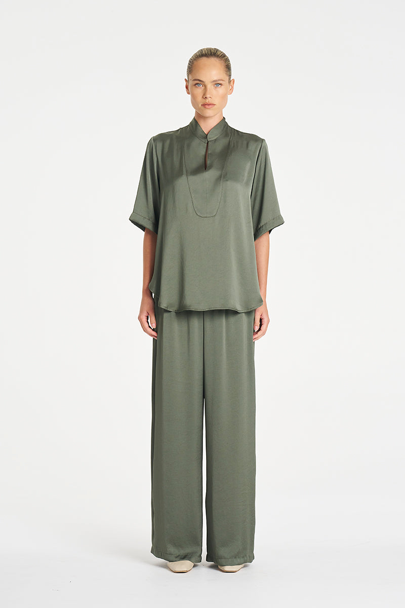 JULY PRE ORDER Mela Purdie Swish Tux Plaza F619 80026 - Black or Sage