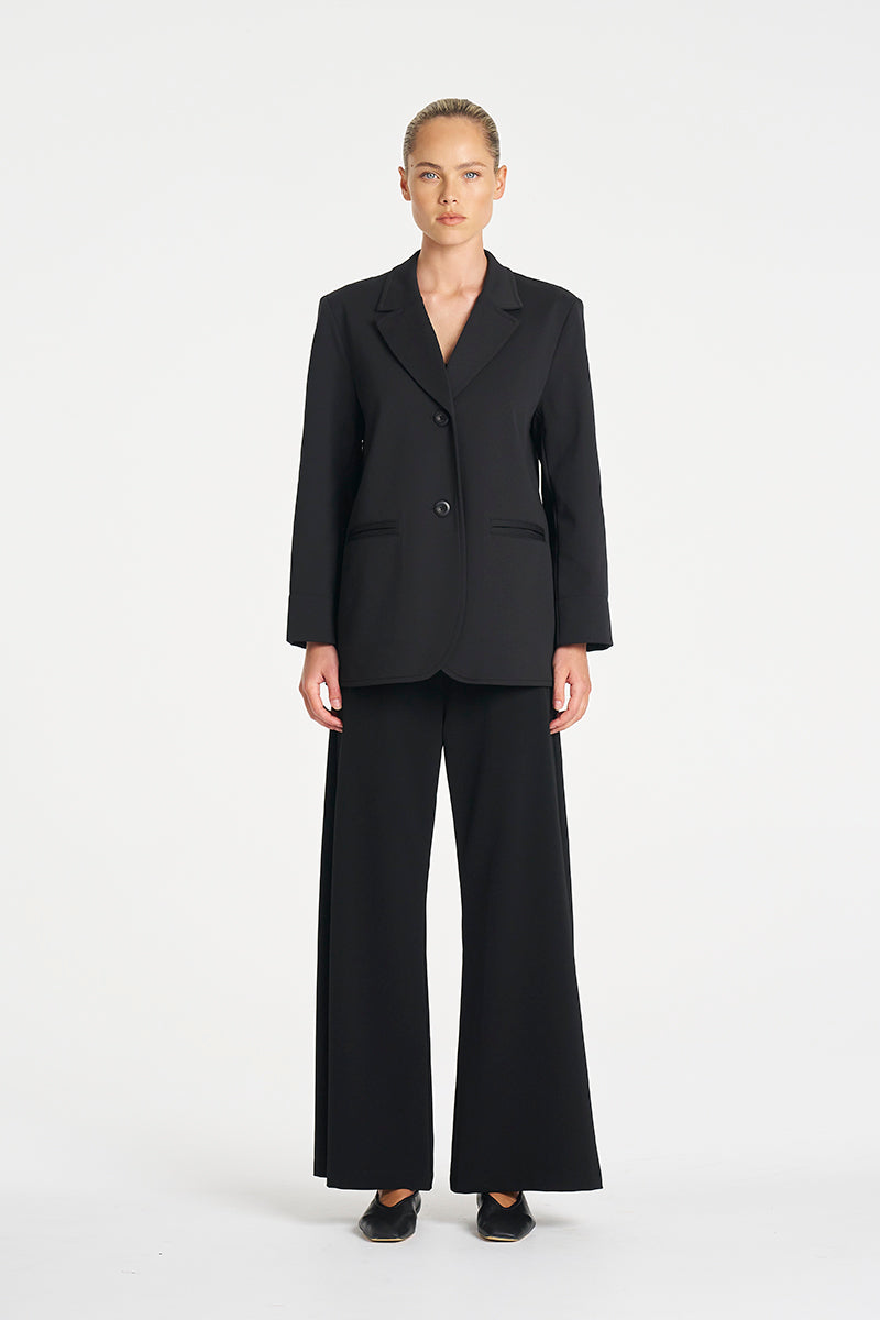 JULY PRE ORDER Mela Purdie Utility Blazer F103 4243 - Black