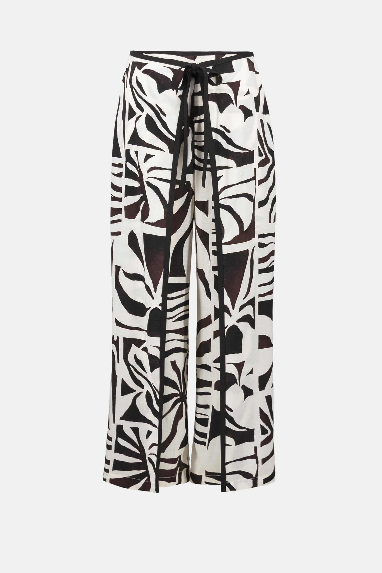 Joseph Ribkoff Woven Gauze Tropical Print Wide Leg Pants
262056