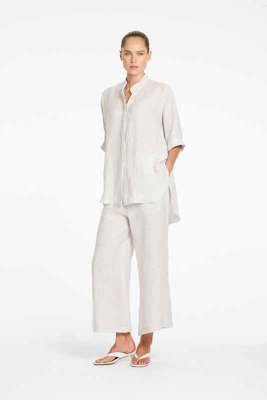 SEPTEMBER PRE ORDER Mela Purdie Villa Overshirt F418 8801 - Shale