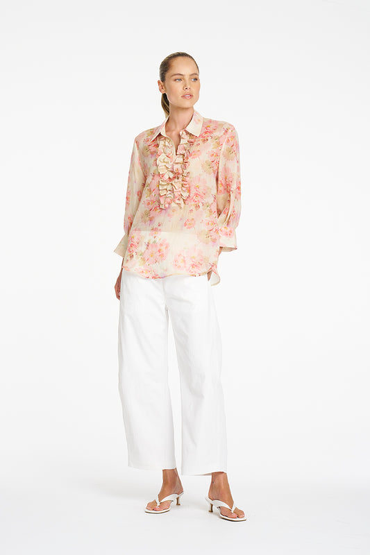 SEPTEMBER PRE ORDER Mela Purdie Barrel Leg Pant F416 10002 - Ivory