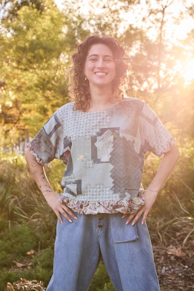 Circular by Maud Dainty Rulan Top - GUMLEAVES AND POSTCARDS