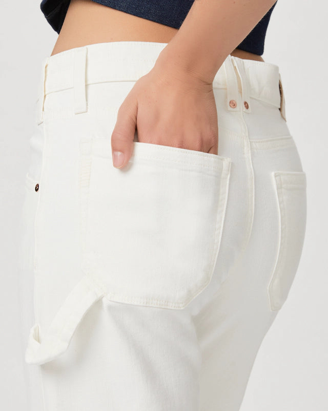 Paige Rion Carpenter Pant - Tonal Ecru