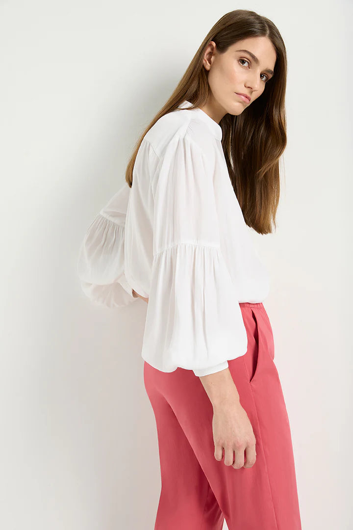 Mela Purdie Meridian Blouse F67 8521 - White