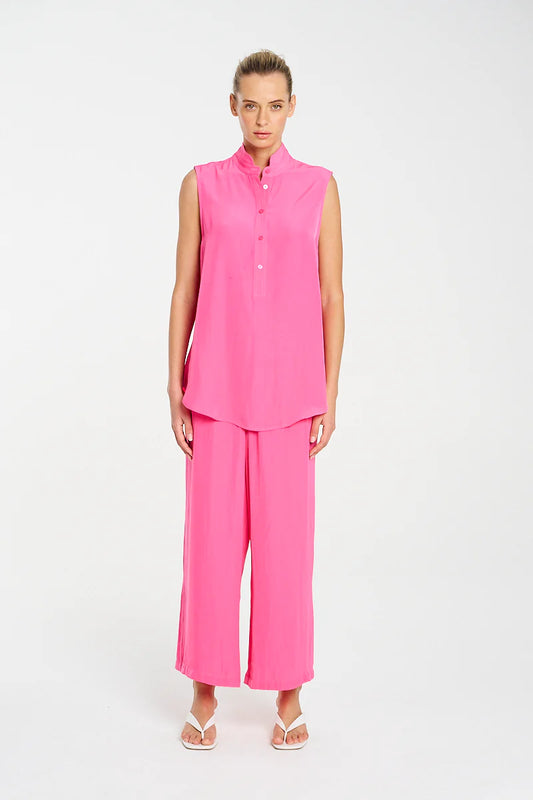 Mela Purdie Tab Slide Tank F67 8146 - HOT PINK