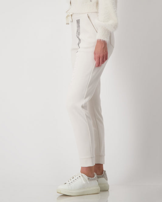 Monari Drawstring Joggers - Style 808241 Sandshell