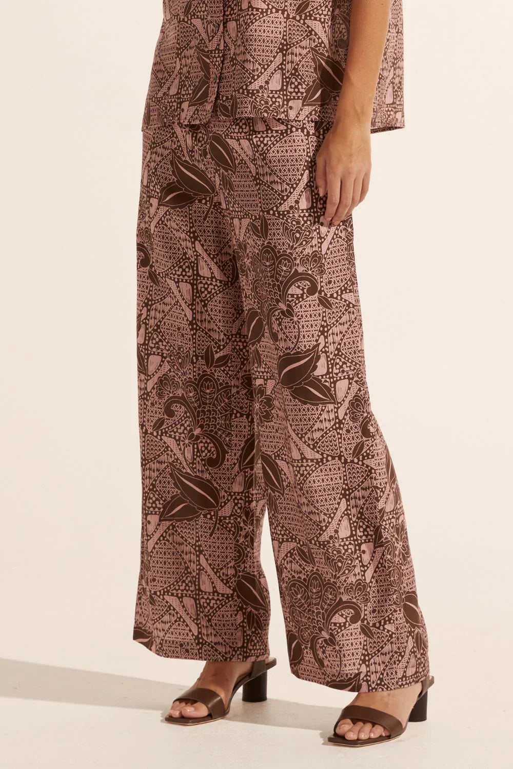 Zoe Kratzmann Breeze Pant - Cacao Batik