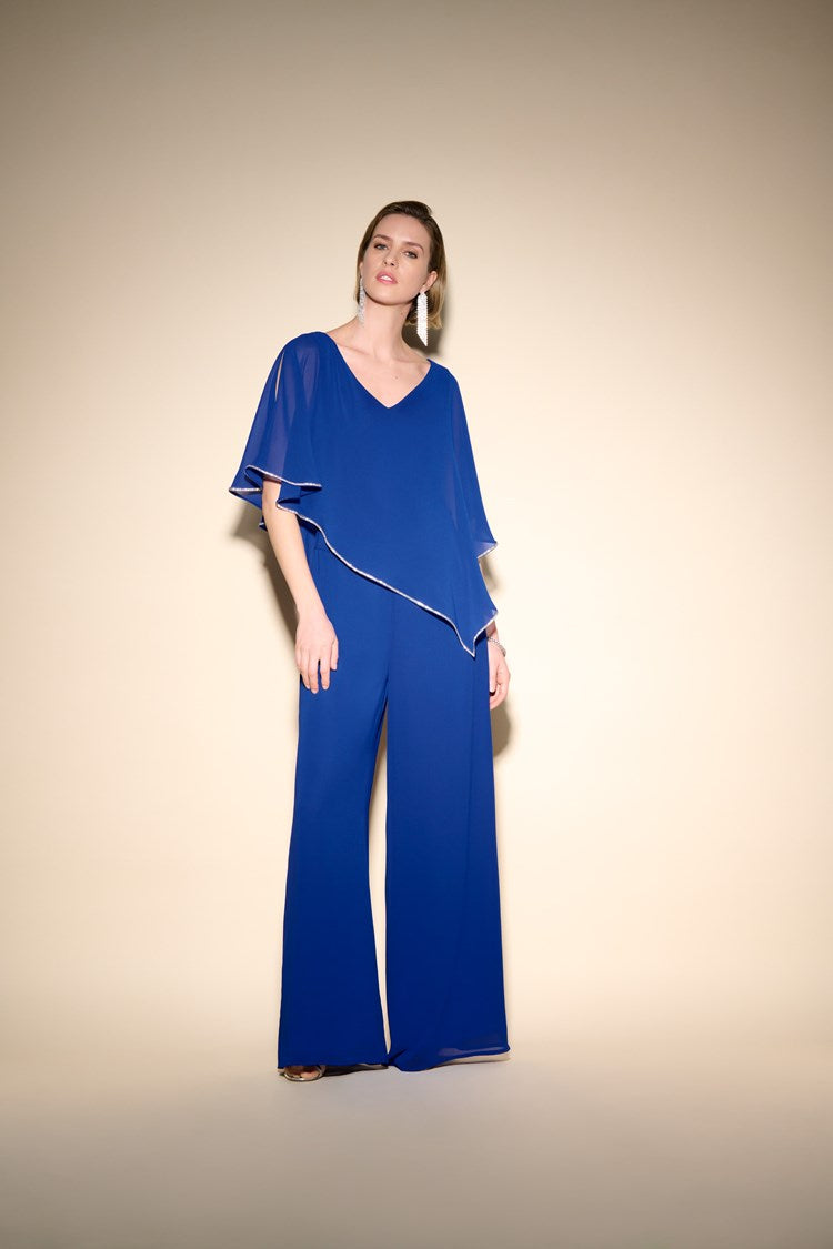 Joseph Ribkoff Wide Leg Pull On Pants 223751 - Royal Sapphire