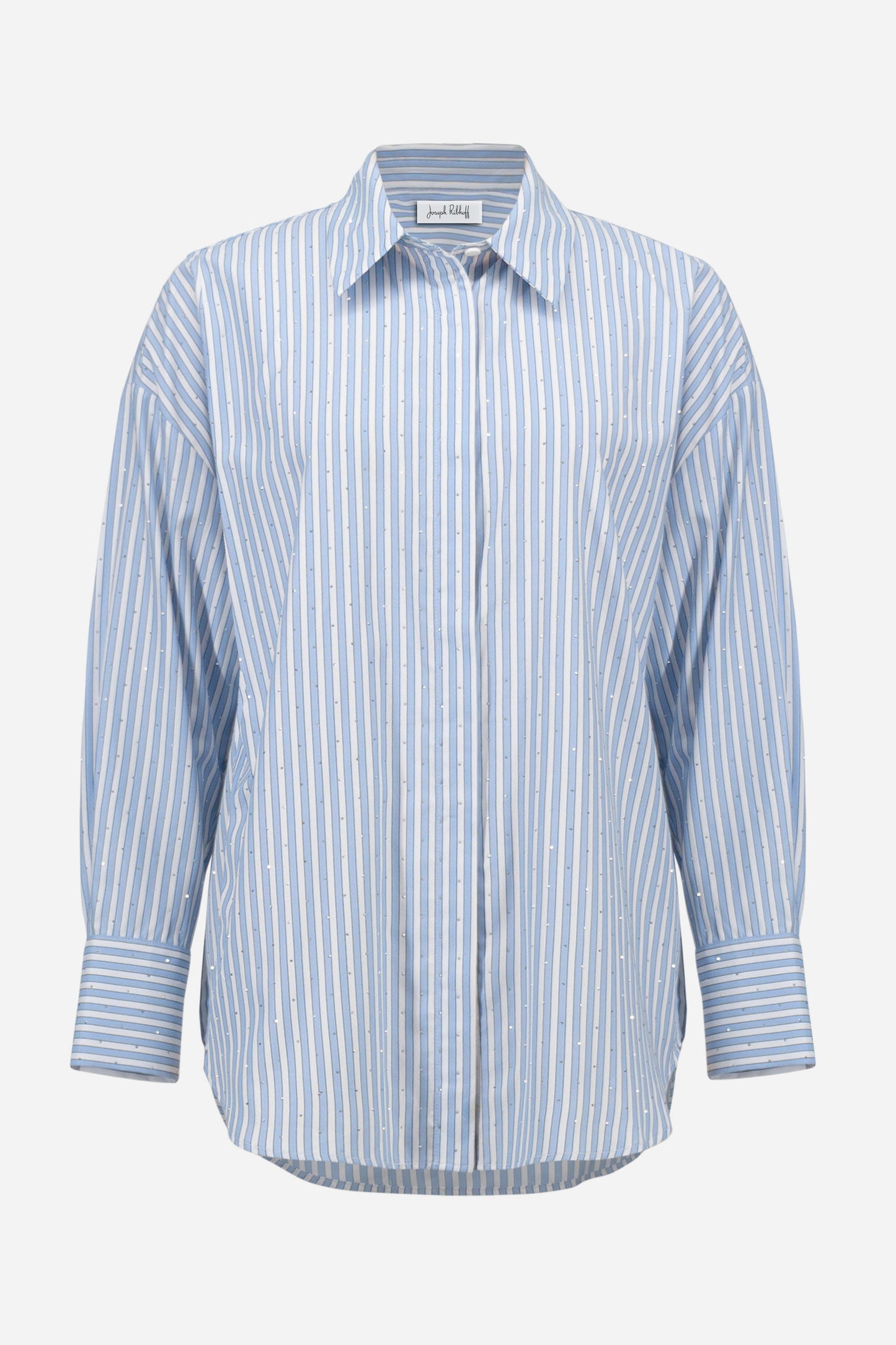 Joseph Ribkoff Tencel Stripe Print Boxy Blouse 261931