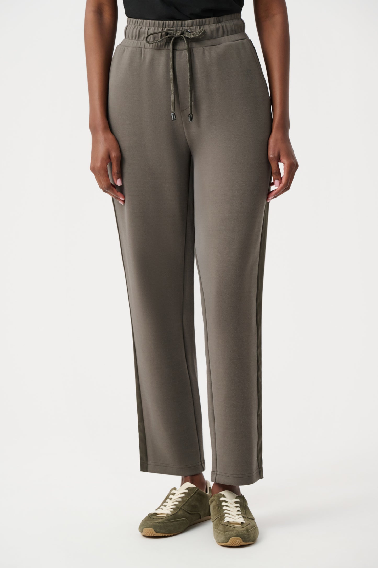 Joseph Ribkoff SPORT Scuba Jersey Straight Leg Pants 263623 - Avocado