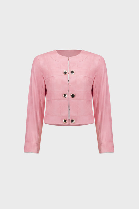 Joseph Ribkoff Faux Suede Cropped Jacket - Bellini
271940