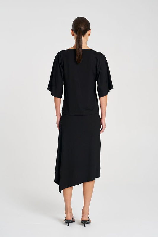 Mela Purdie Picasso Top F01 8838 - BLACK