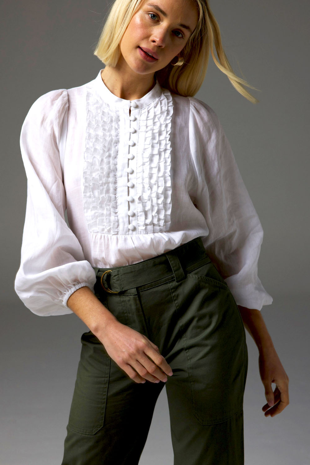 Zoe Kratzmann Passage Top - Porcelain