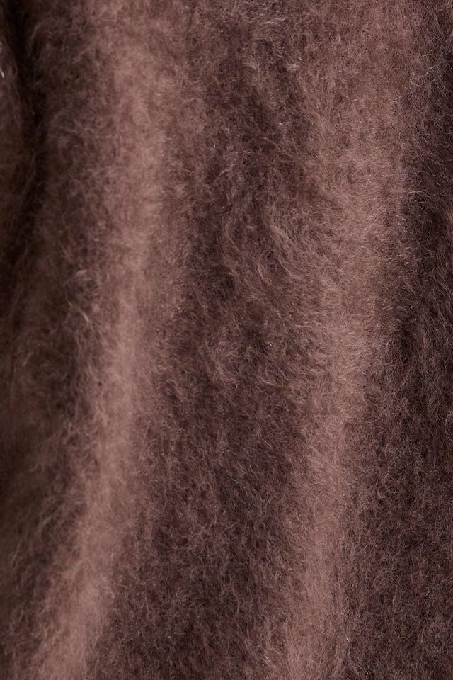 Mia Fratino Brushed Cape - Jet or Dark Chocolate