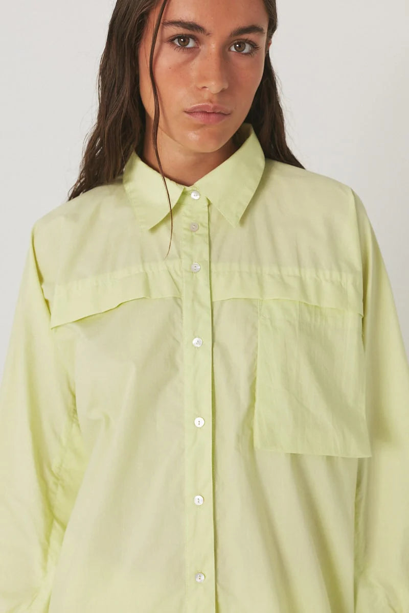 Rabens Saloner Jacobe Poplin Shirt - Acid