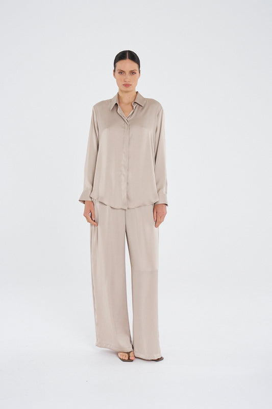 Mela Purdie Soft Shirt F619 2822 - CHAMPAGNE