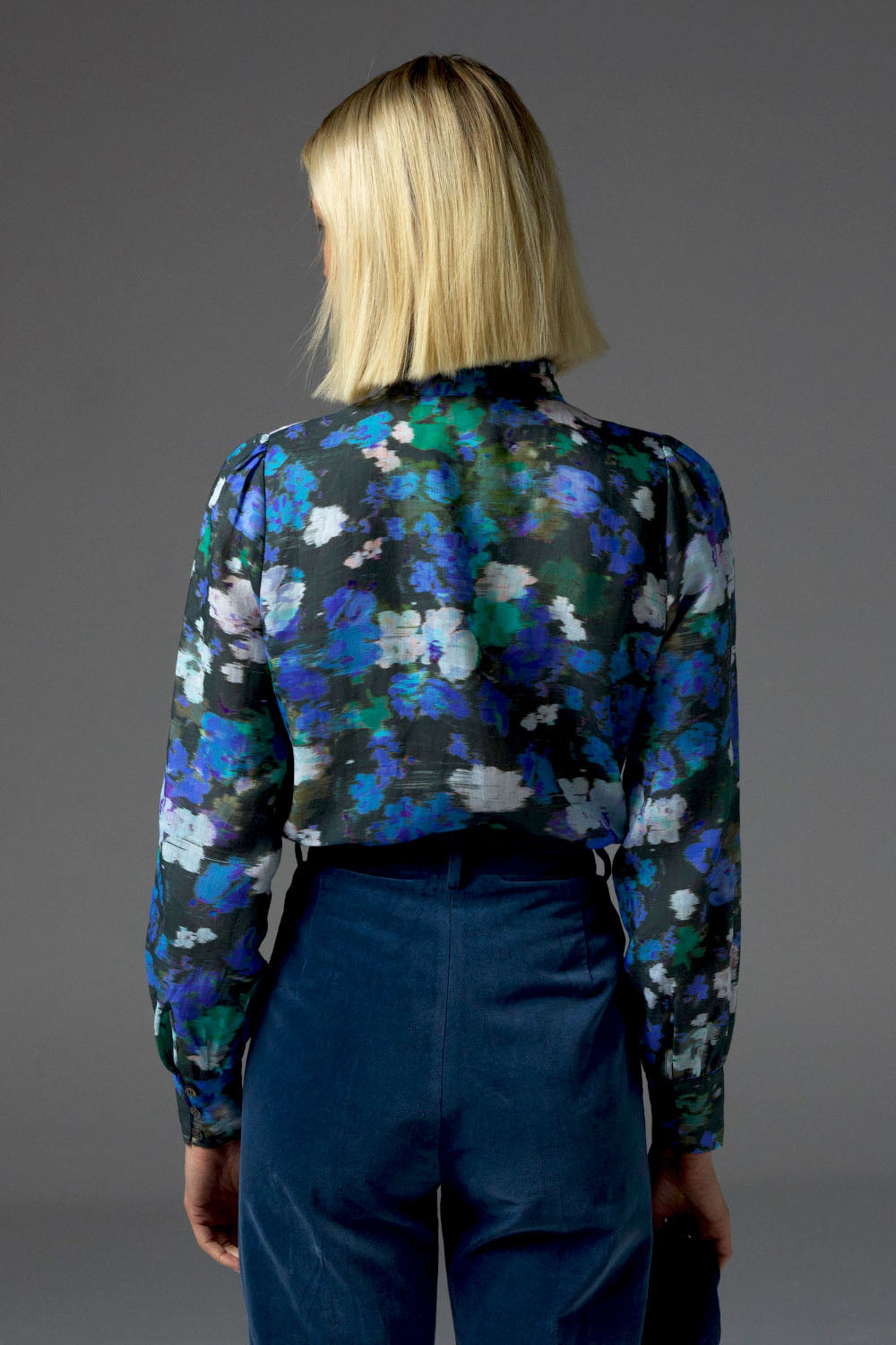Zoe Kratzmann Dialect Top - Forest Blur
