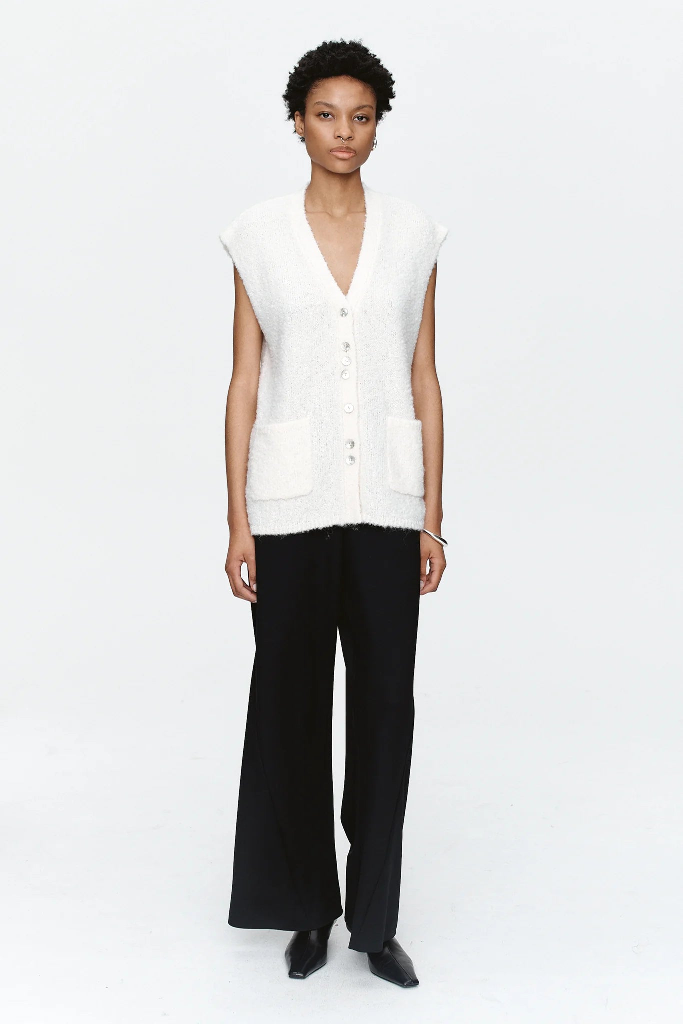 MARLE Bonita Vest Ivory