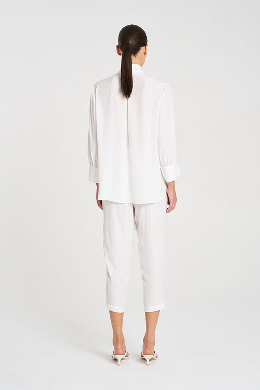 Mela Purdie Resort Shirt F67 8706 - WHITE