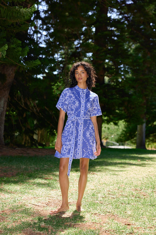 ASTON STUDIO Nami Dress - ROYAL/ ANTIQUE