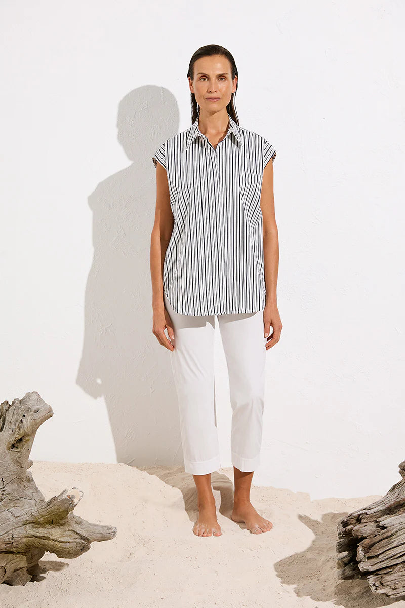 Mela Purdie Slice Shirt F729 8501 - CALICO/WHITE ONLY