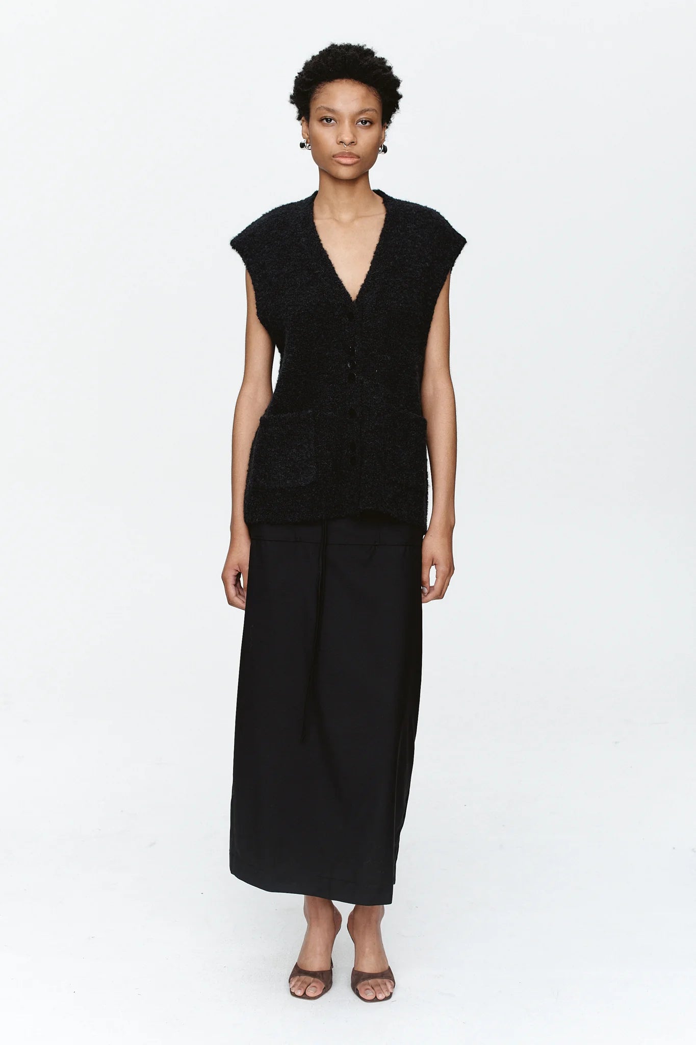 MARLE Bonita Vest Black