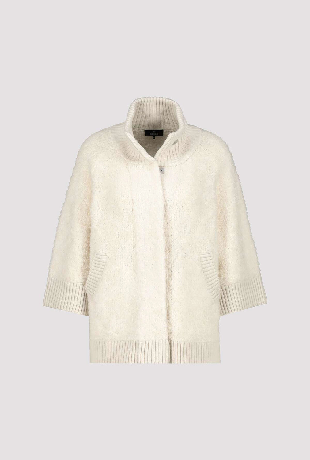 Monari Boucle Stand Up Collar Jacket Style 807906