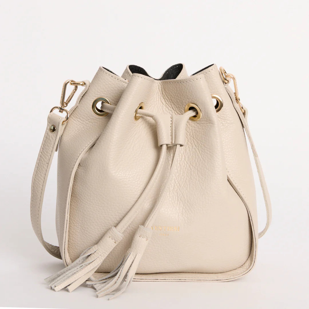 Vestirsi Bridgetta Ivory Bucket Bag