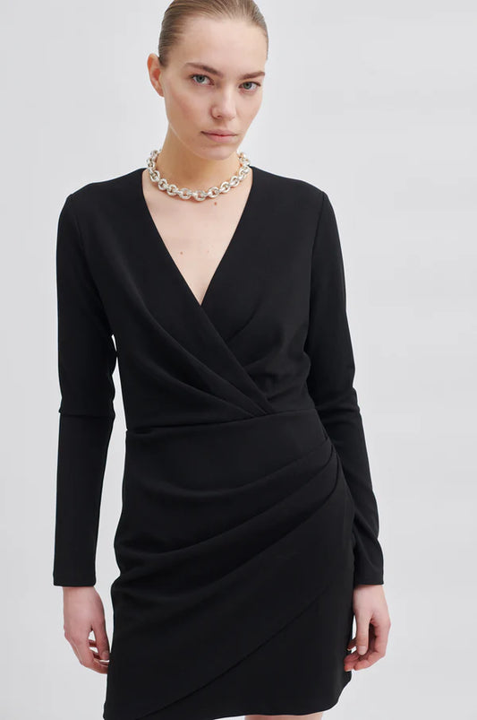 Second Female Kos Short Dress - Black