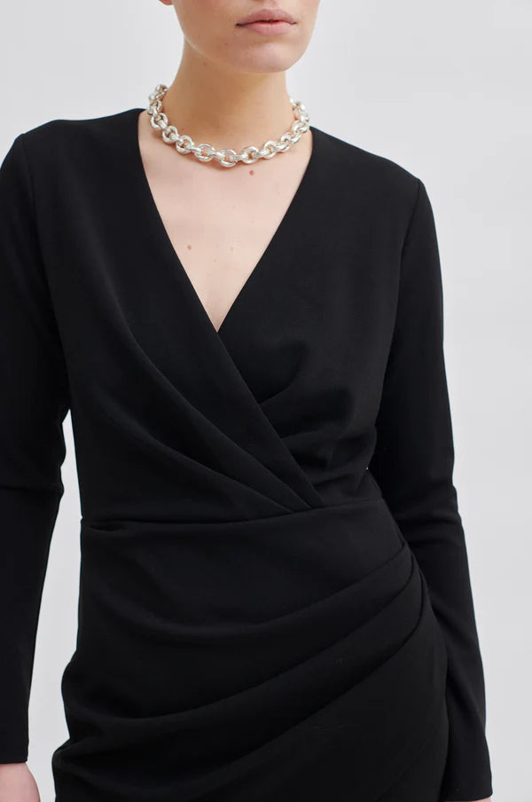 Second Female Kos Short Dress - Black