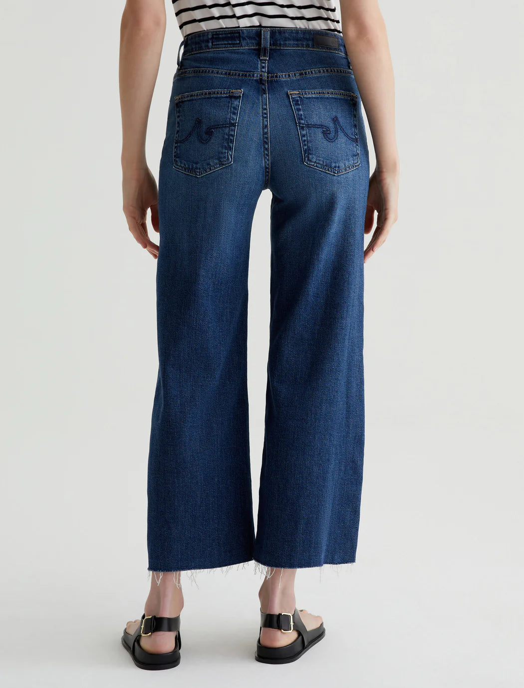 AG Jeans Saige Wide Leg Crop - Plume