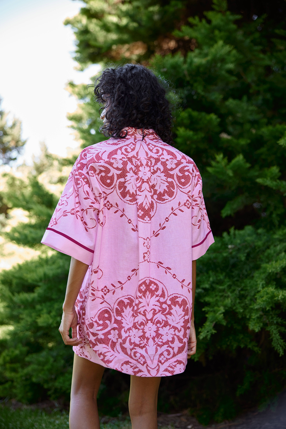 ASTON STUDIO Remy Shirt - MAGENTA