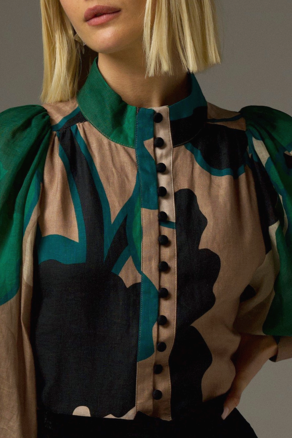 Zoe Kratzmann Atlas Top - Organic Botanic Print