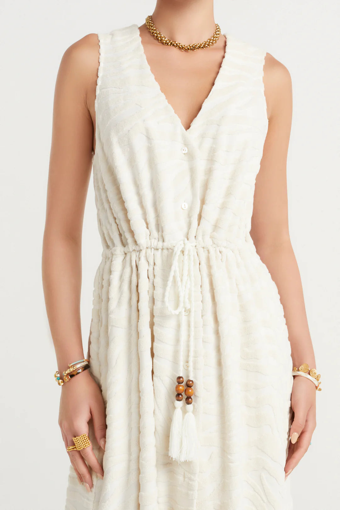 Husk Apollo Dress - Cream
