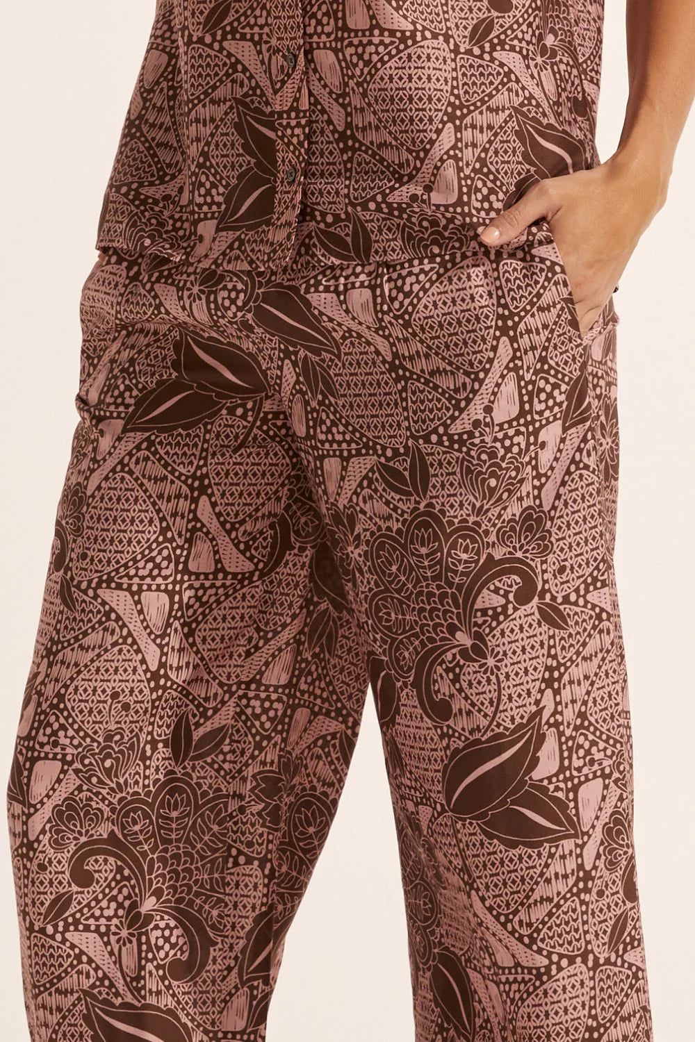 Zoe Kratzmann Breeze Pant - Cacao Batik