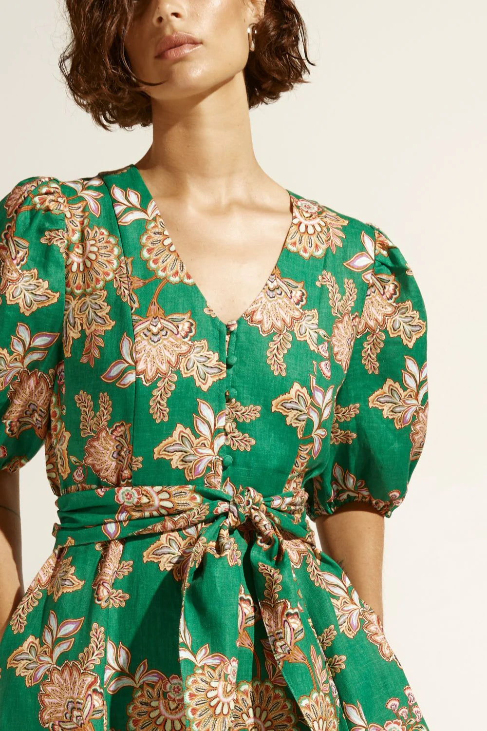 Zoe Kratzmann Quota Dress - K’gari Palm Green