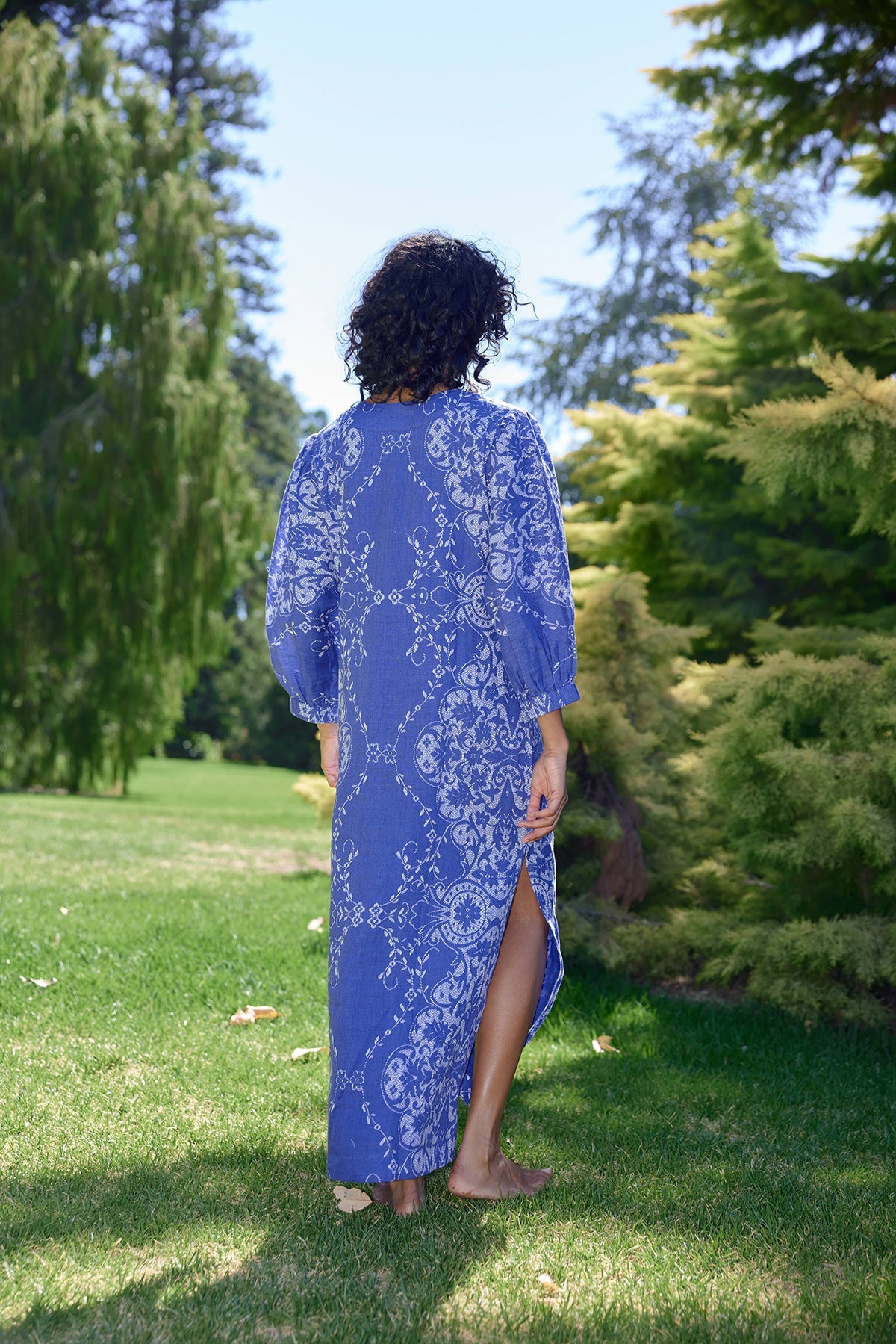 August Pre Order ASTON STUDIO Doris Dress - ROYAL/ ANTIQUE