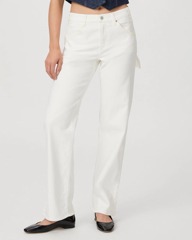 Paige Rion Carpenter Pant - Tonal Ecru