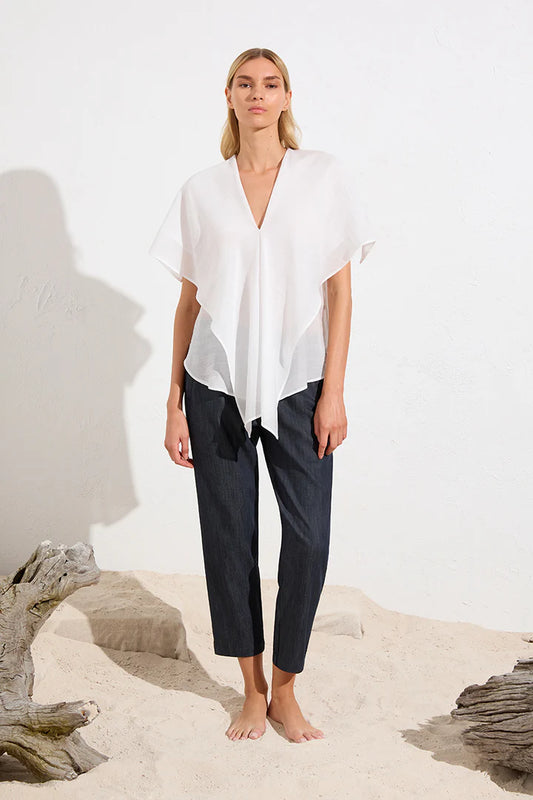 Mela Purdie Welt Pocket Trouser F415 1786 - Deep Indigo