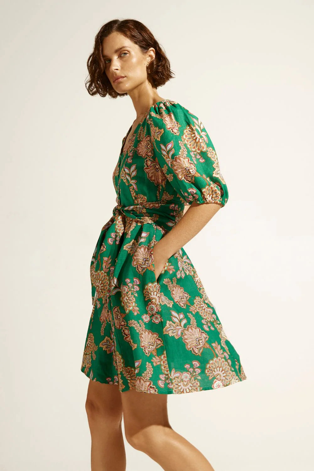 Zoe Kratzmann Quota Dress - K’gari Palm Green