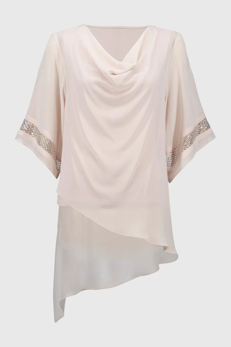 Joseph Ribkoff Chiffon Asymmetrical Layered Top
251740 - Quartz