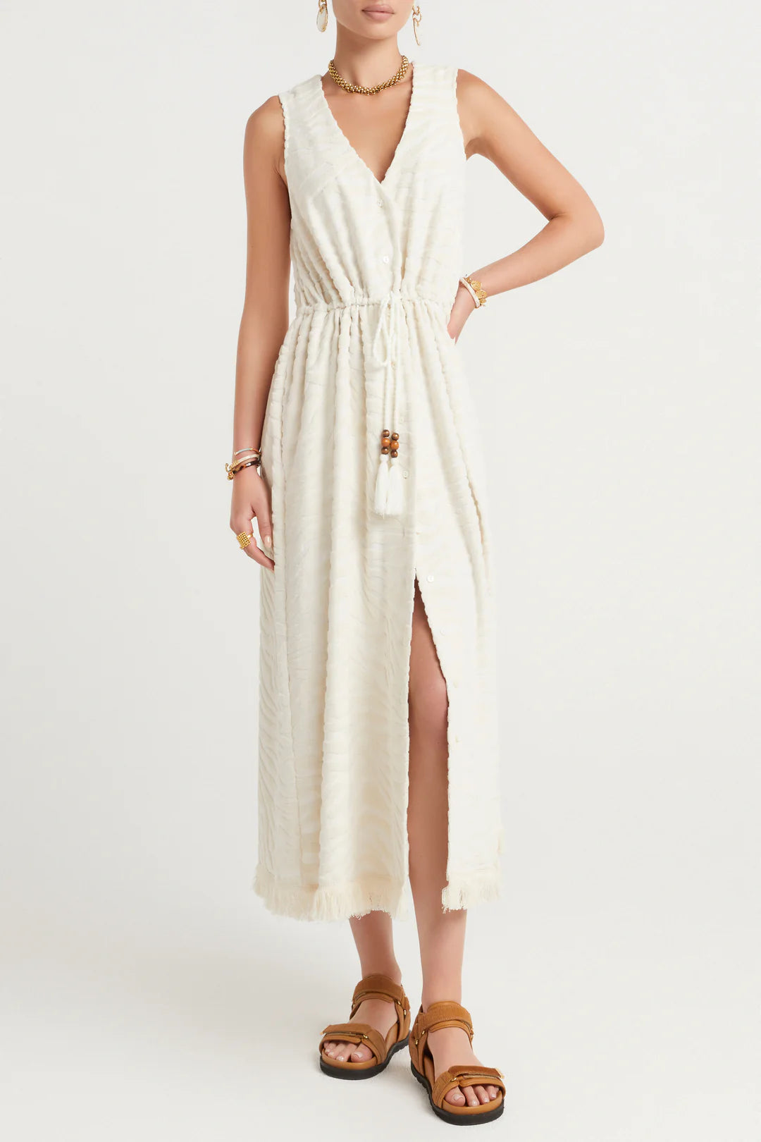 Husk Apollo Dress - Cream