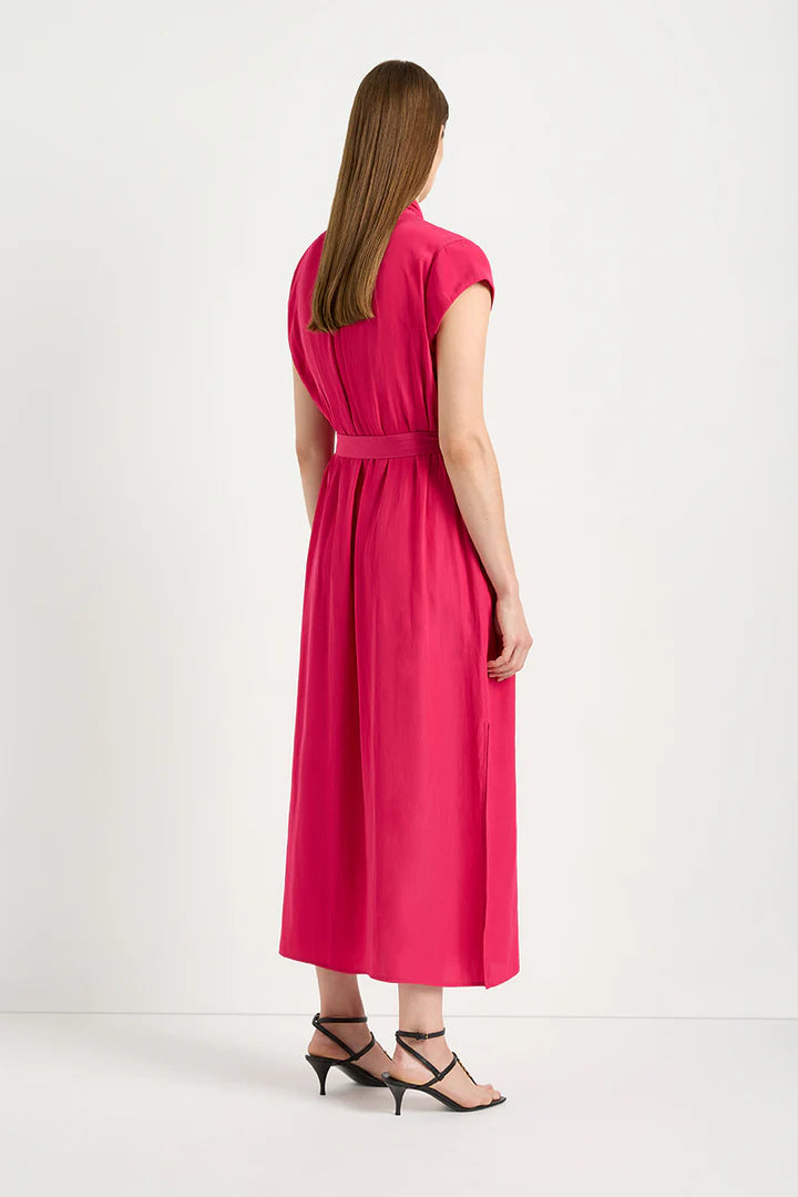 Mela Purdie Roll Front Dress F67 3286 - Cerise OR Navy