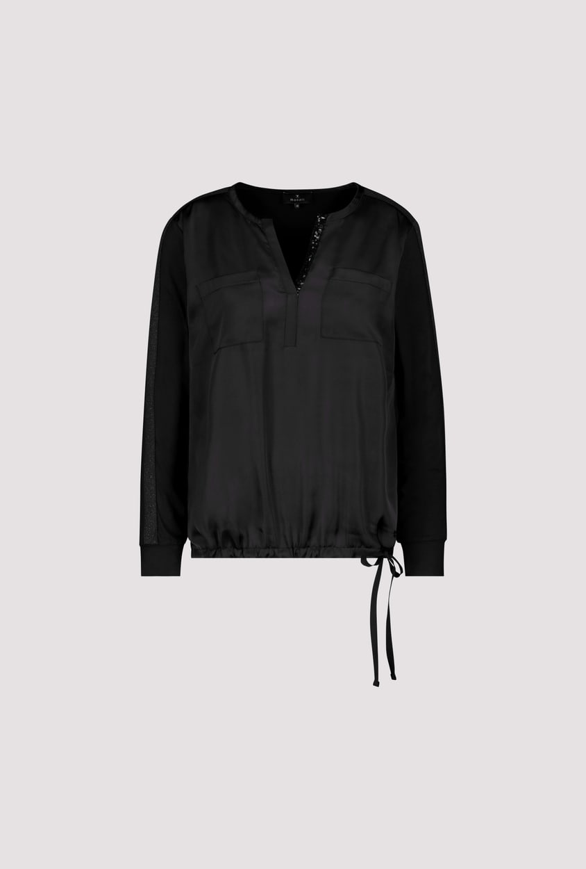 Monari Satin Front Blouse - 808630