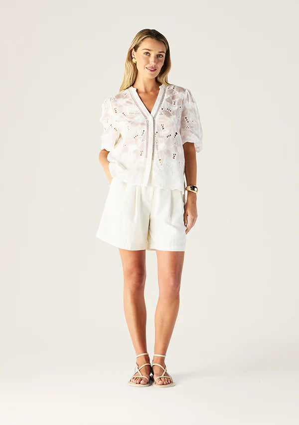 MOS The Label Loretta Shirt - Bright White
