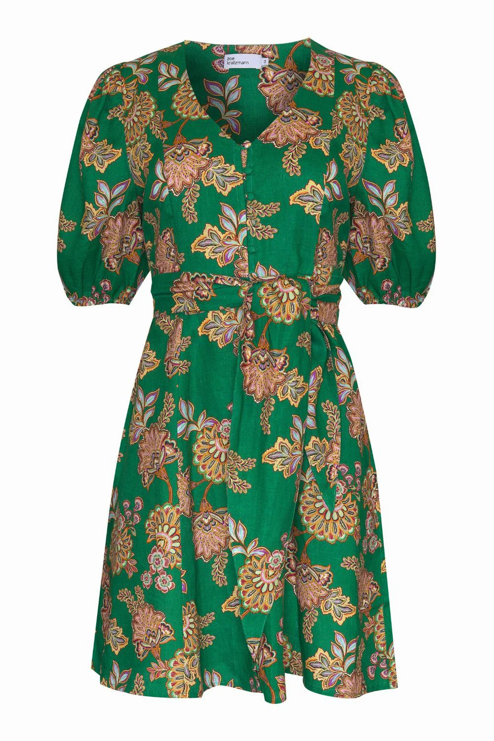 Zoe Kratzmann Quota Dress - K’gari Palm Green