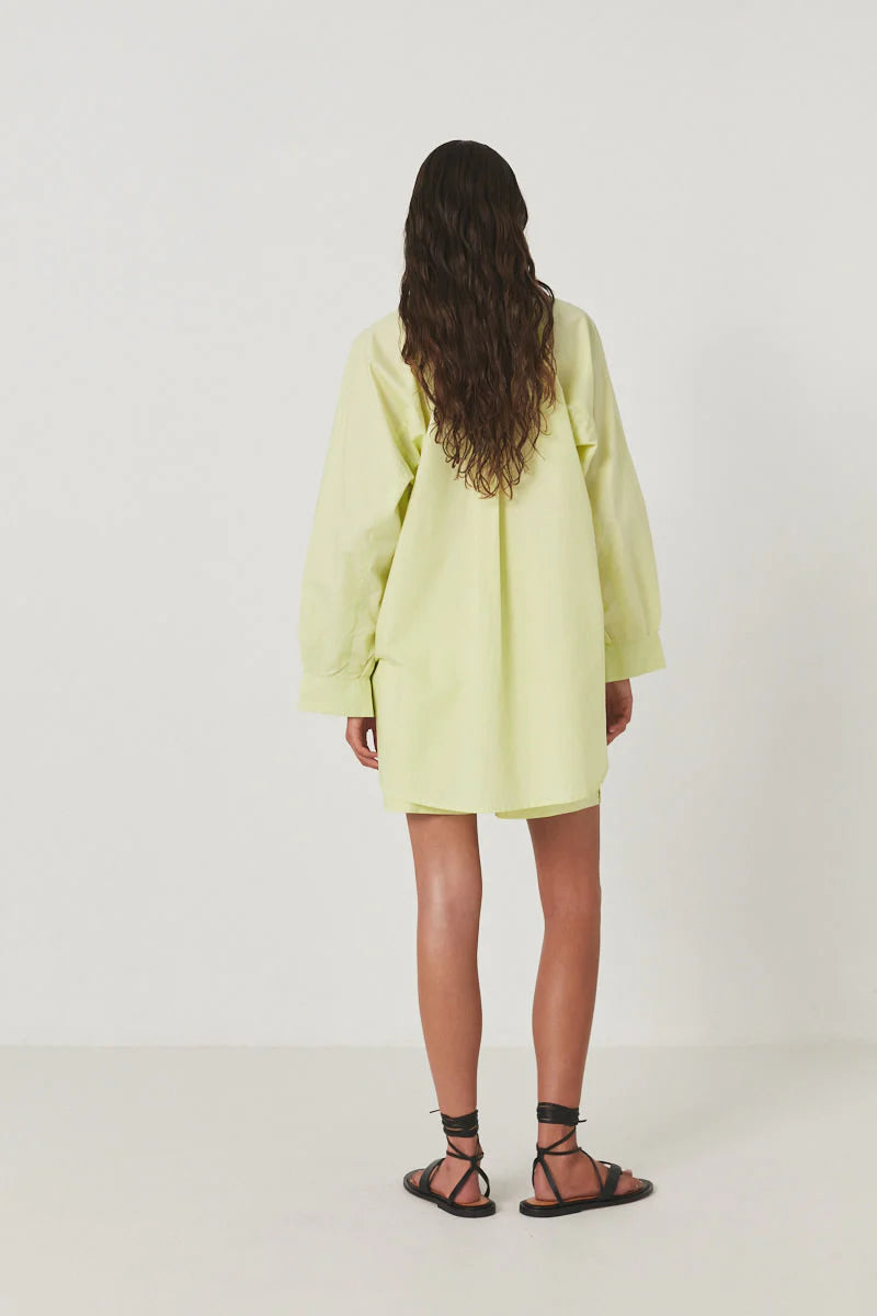 Rabens Saloner Jacobe Poplin Shirt - Acid