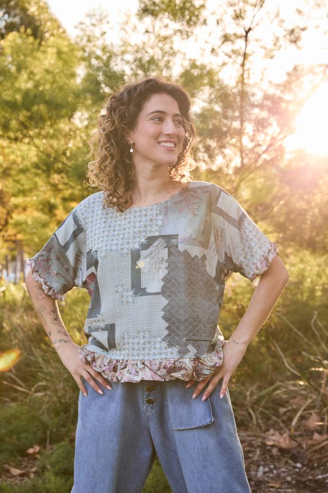 Circular by Maud Dainty Rulan Top - GUMLEAVES AND POSTCARDS