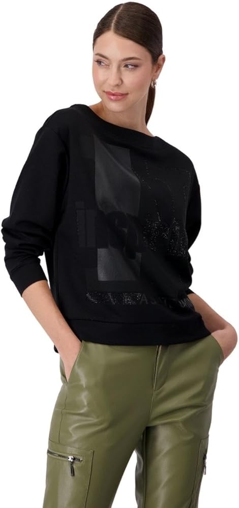 Monari Boat Neck Jersey Top Style 808093