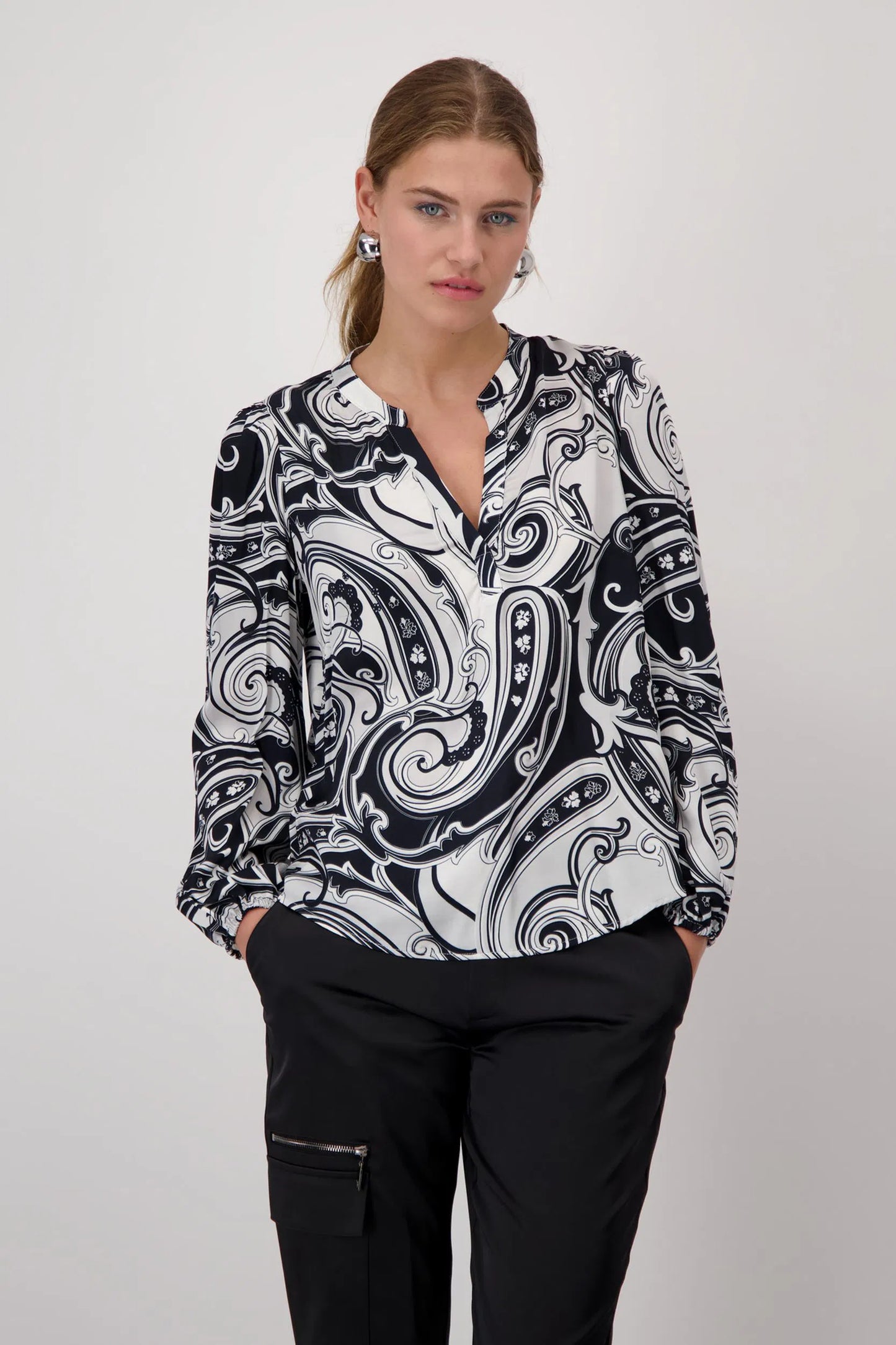 Monari Patterned Blouse - 808622